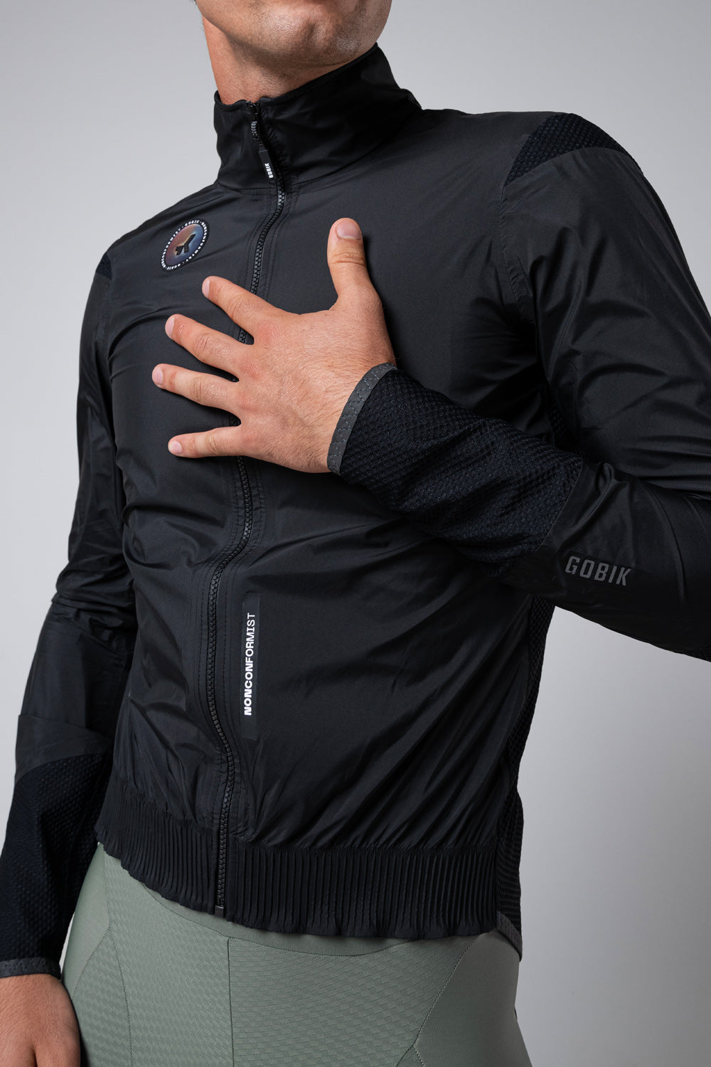 CHAQUETA IMPERMEABLE EXO 2.0 UNISEX ROYAL BLACK