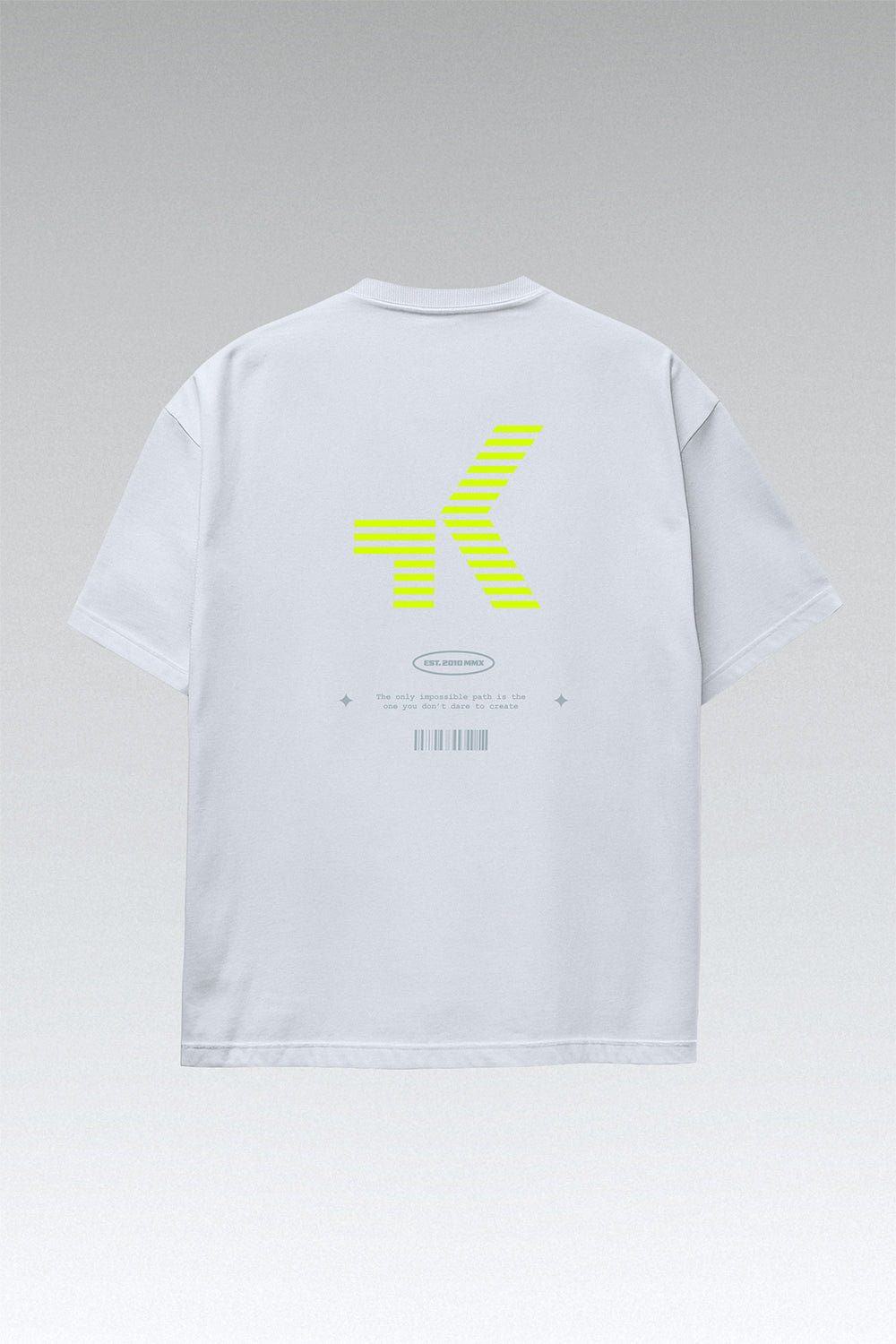 CAMISETA CASUAL OVER RIDE UNISEX PEARL BLUE