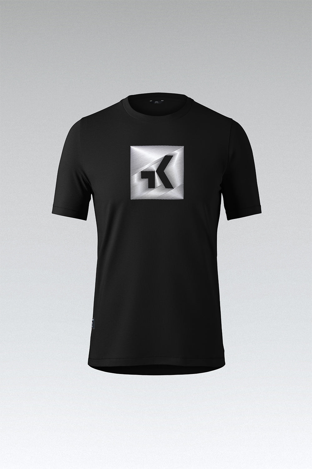 CAMISETA MANGA CORTA OVERLINES 2.0 UNISEX JET BLACK