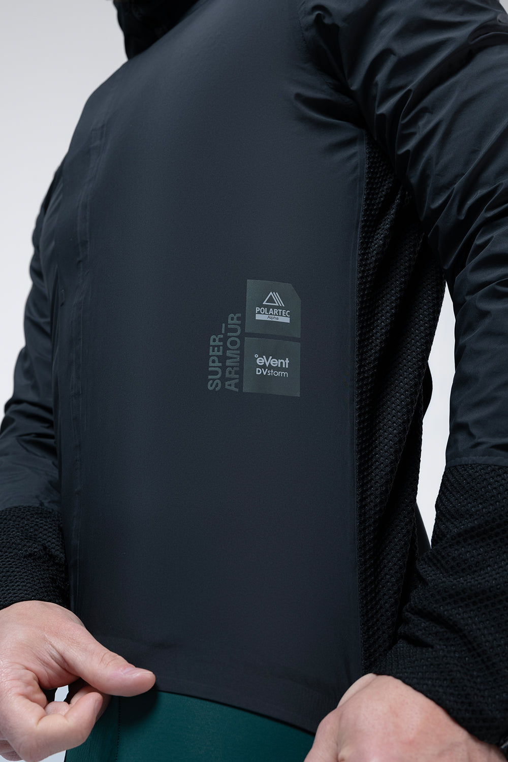 CHAQUETA SUPERARMOUR UNISEX ROYAL BLACK