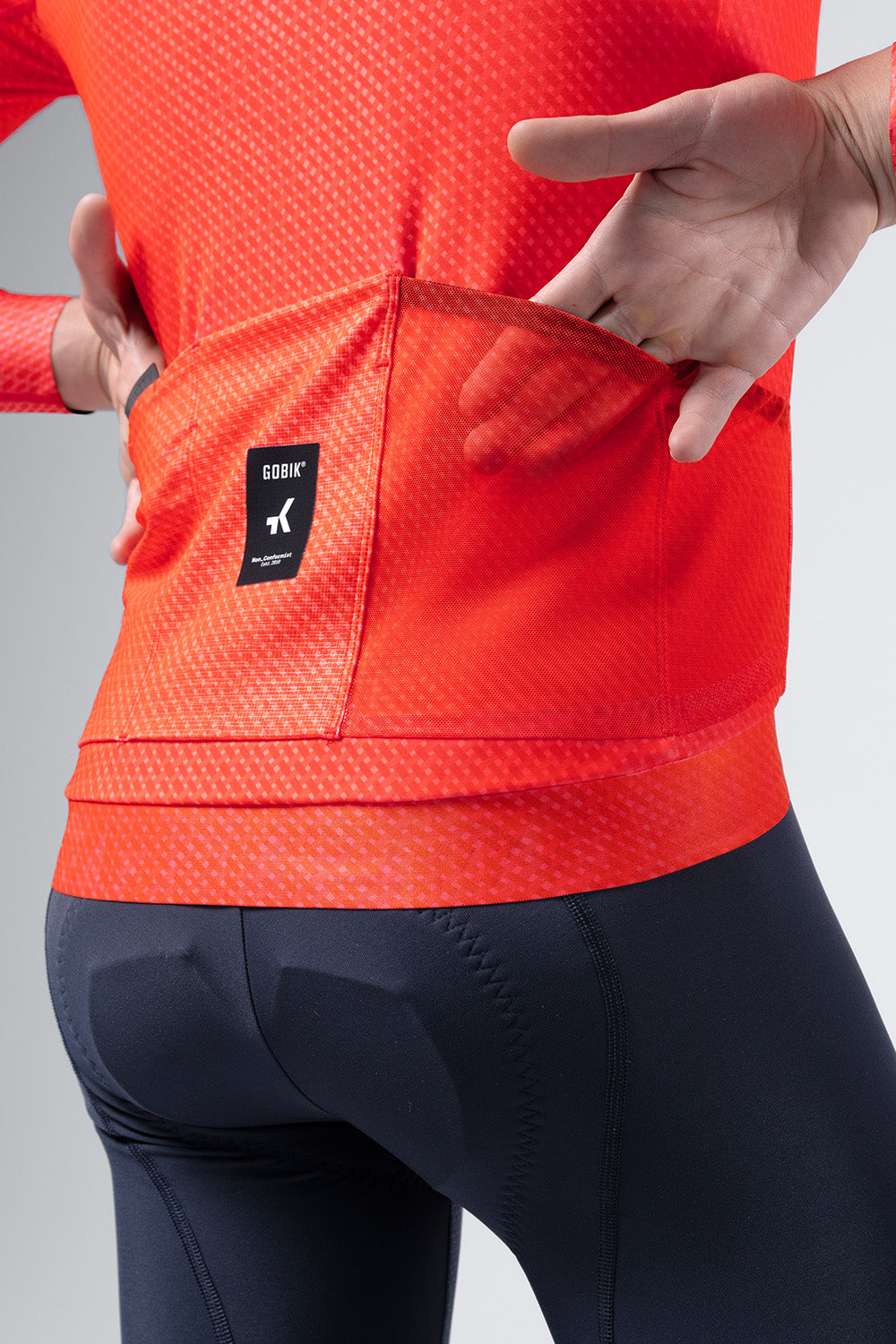 MAILLOT MANGA LARGA HYDER HOMBRE VERMILION