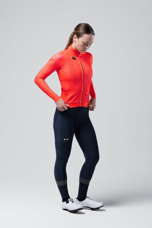 MAILLOT MANGA LARGA HYDER MUJER VERMILION