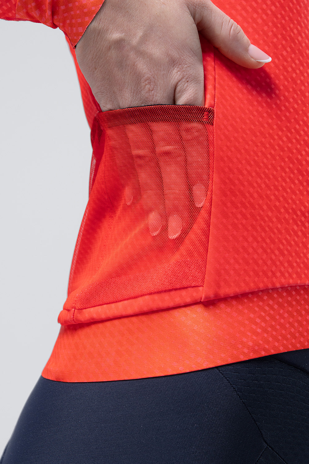 MAILLOT MANGA LARGA HYDER MUJER VERMILION