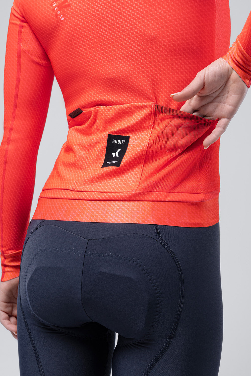 MAILLOT MANGA LARGA HYDER MUJER VERMILION