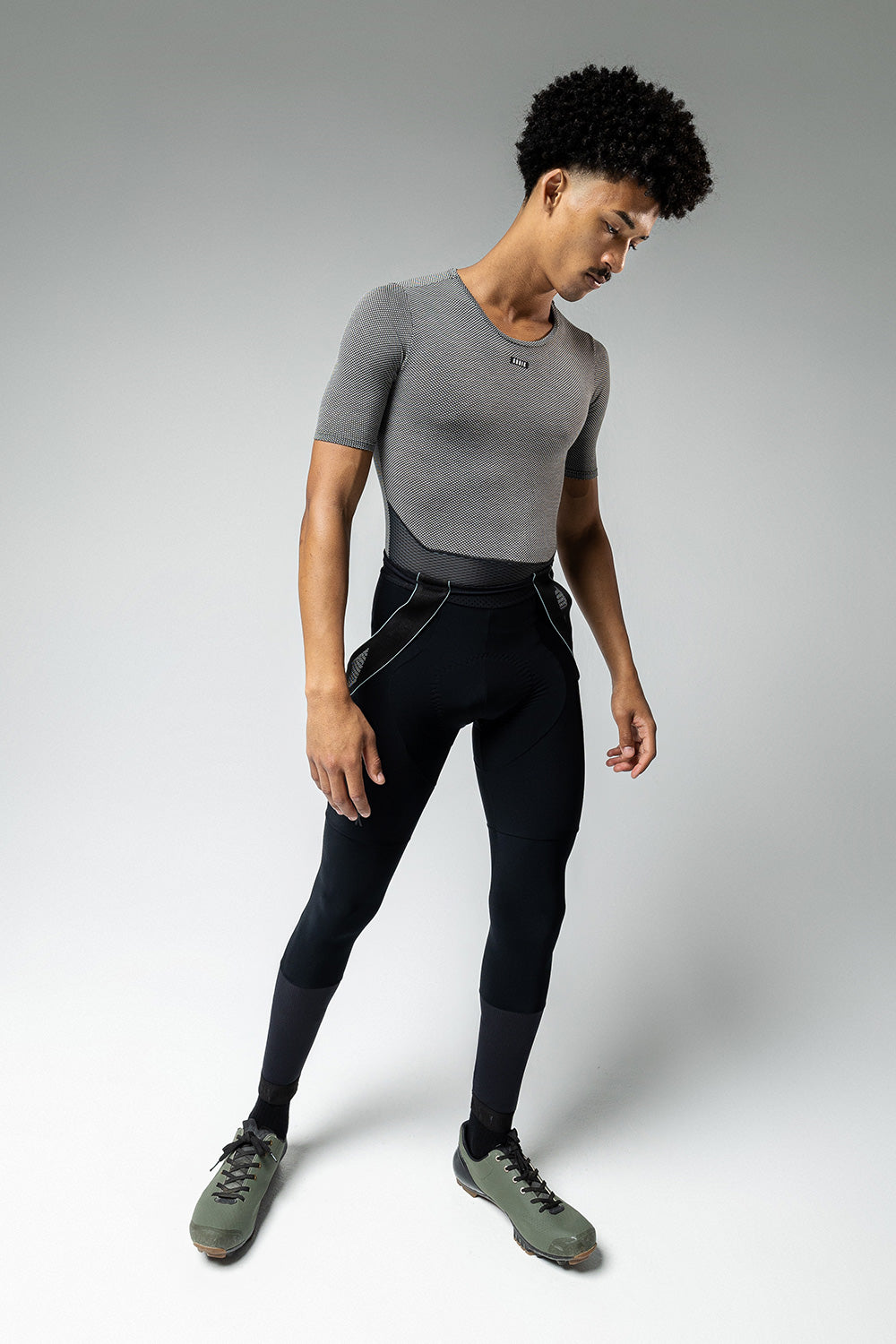 CAMISETA INTERIOR MANGA CORTA CELL SKIN HOMBRE GREYBLACK