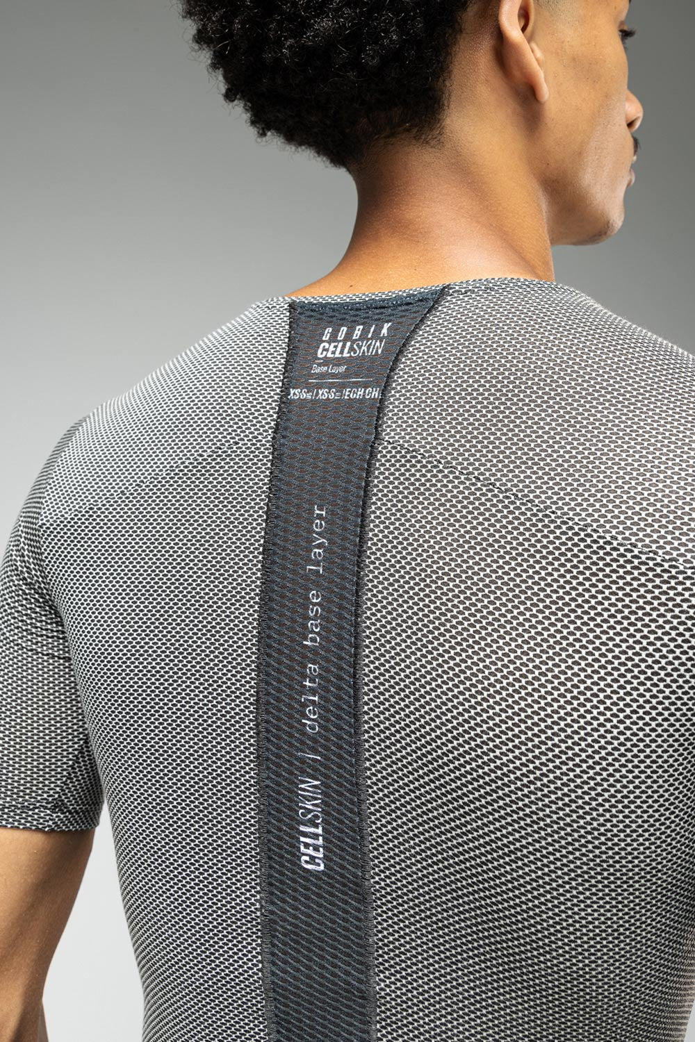 CAMISETA INTERIOR MANGA CORTA CELL SKIN HOMBRE GREYBLACK