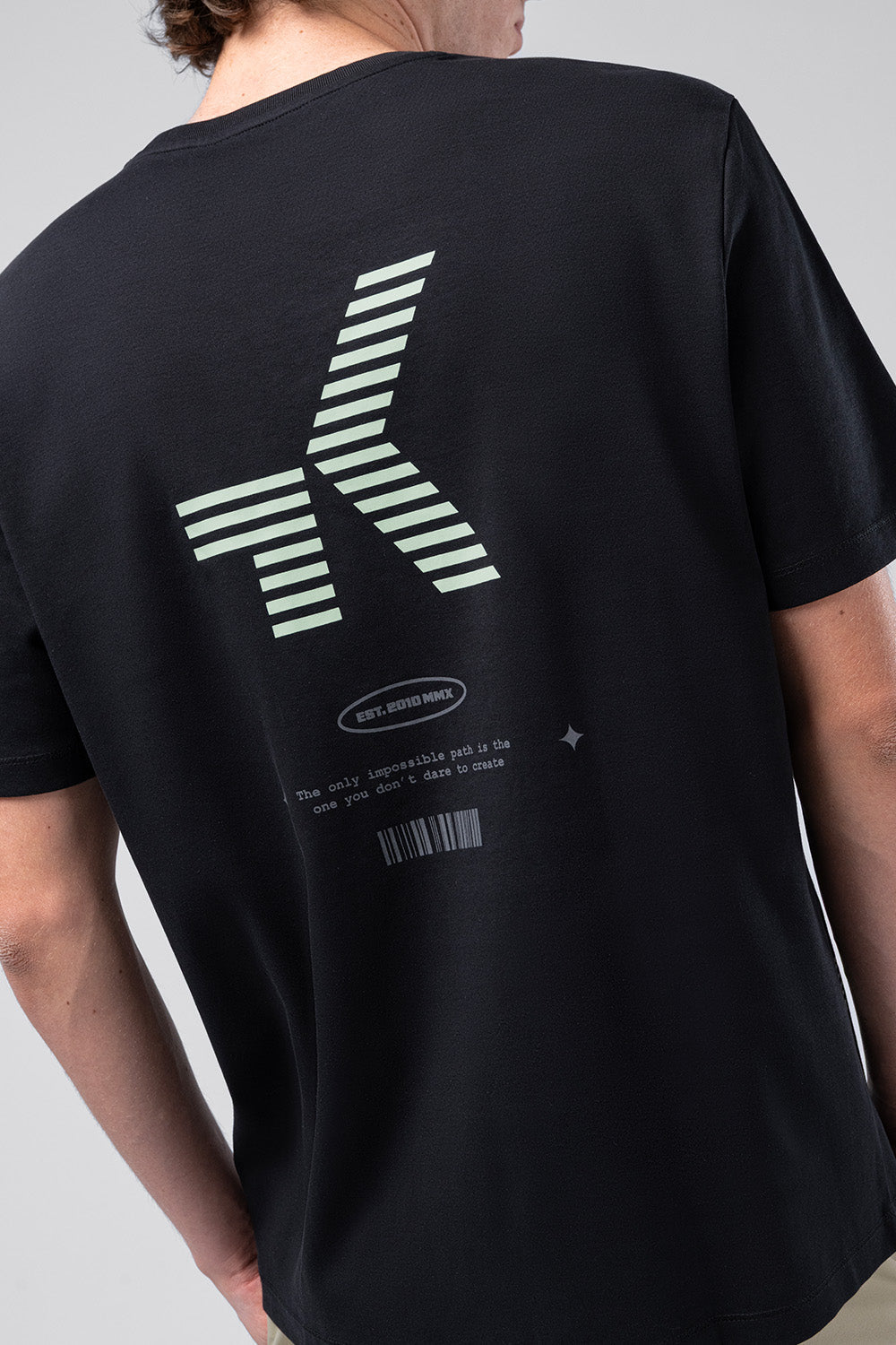 CAMISETA CASUAL OVER RIDE UNISEX BLACK