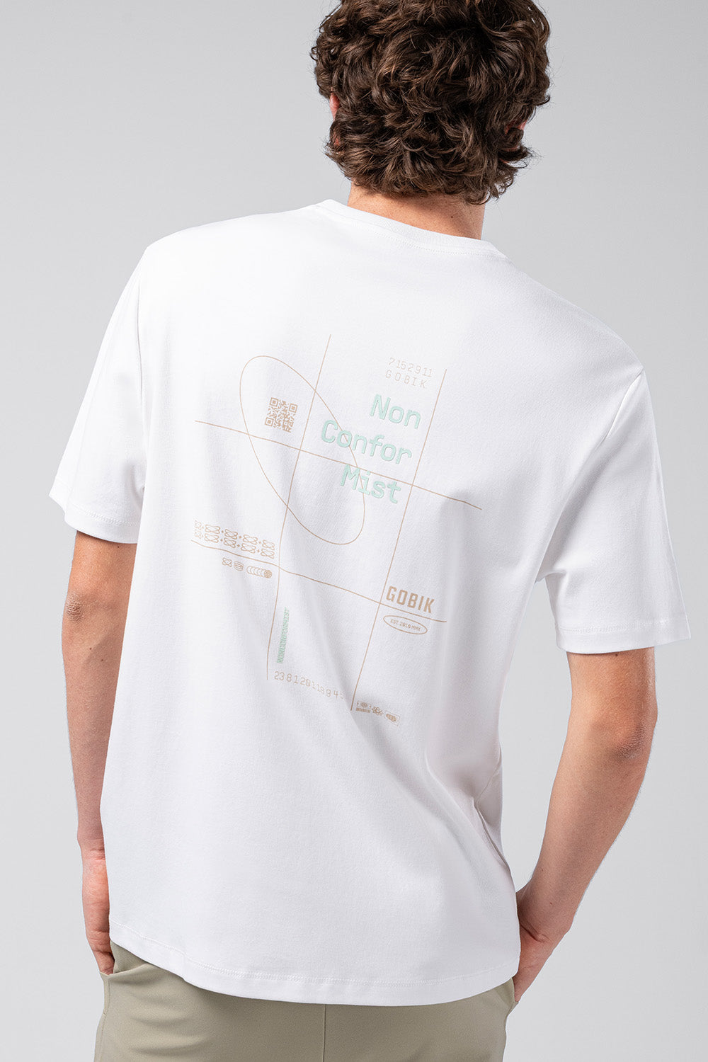 CAMISETA CASUAL OVER RIDE UNISEX WHITE