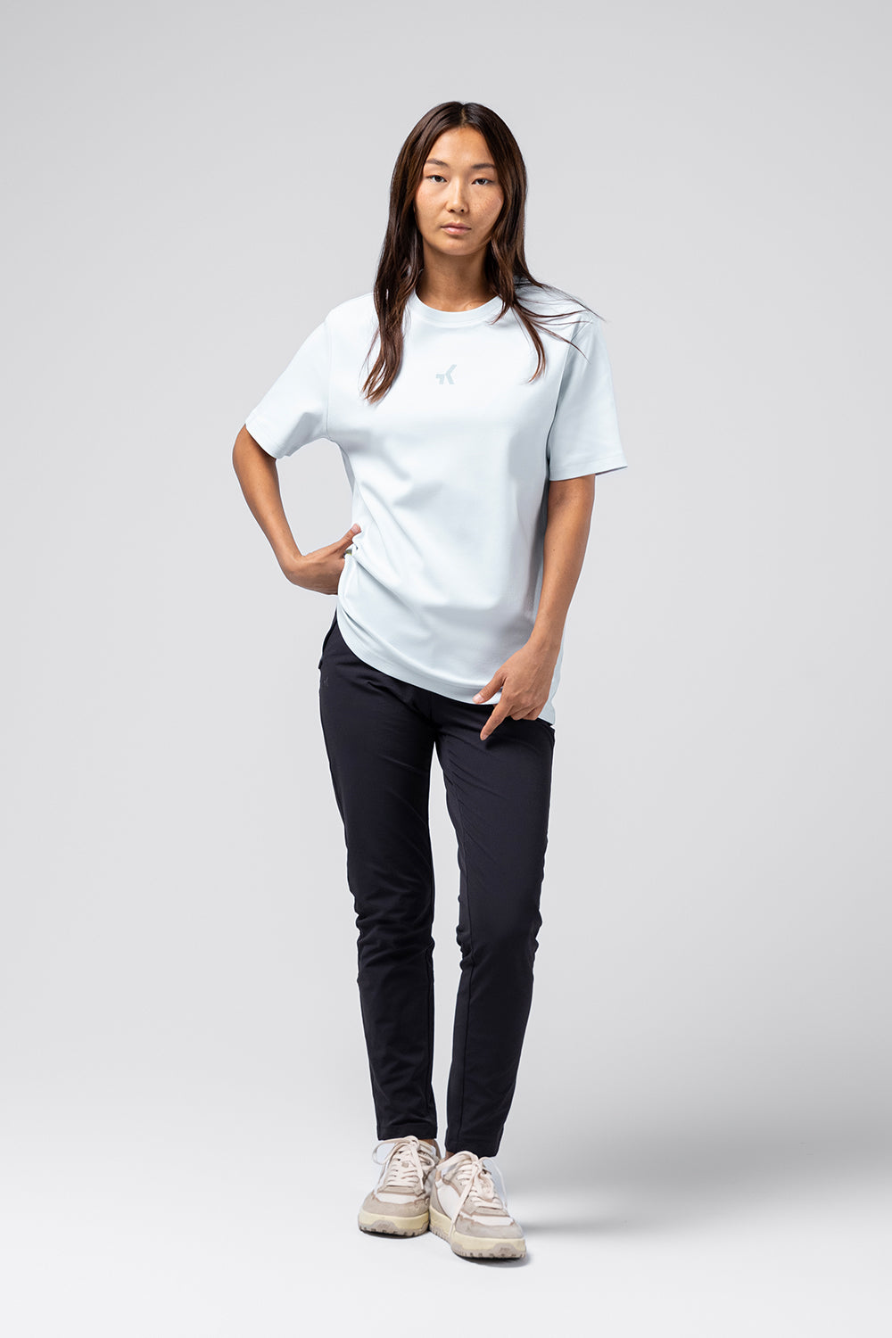 CAMISETA CASUAL OVER RIDE UNISEX PEARL BLUE