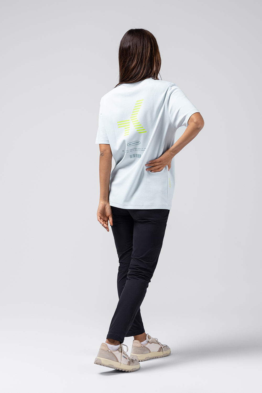 CAMISETA CASUAL OVER RIDE UNISEX PEARL BLUE