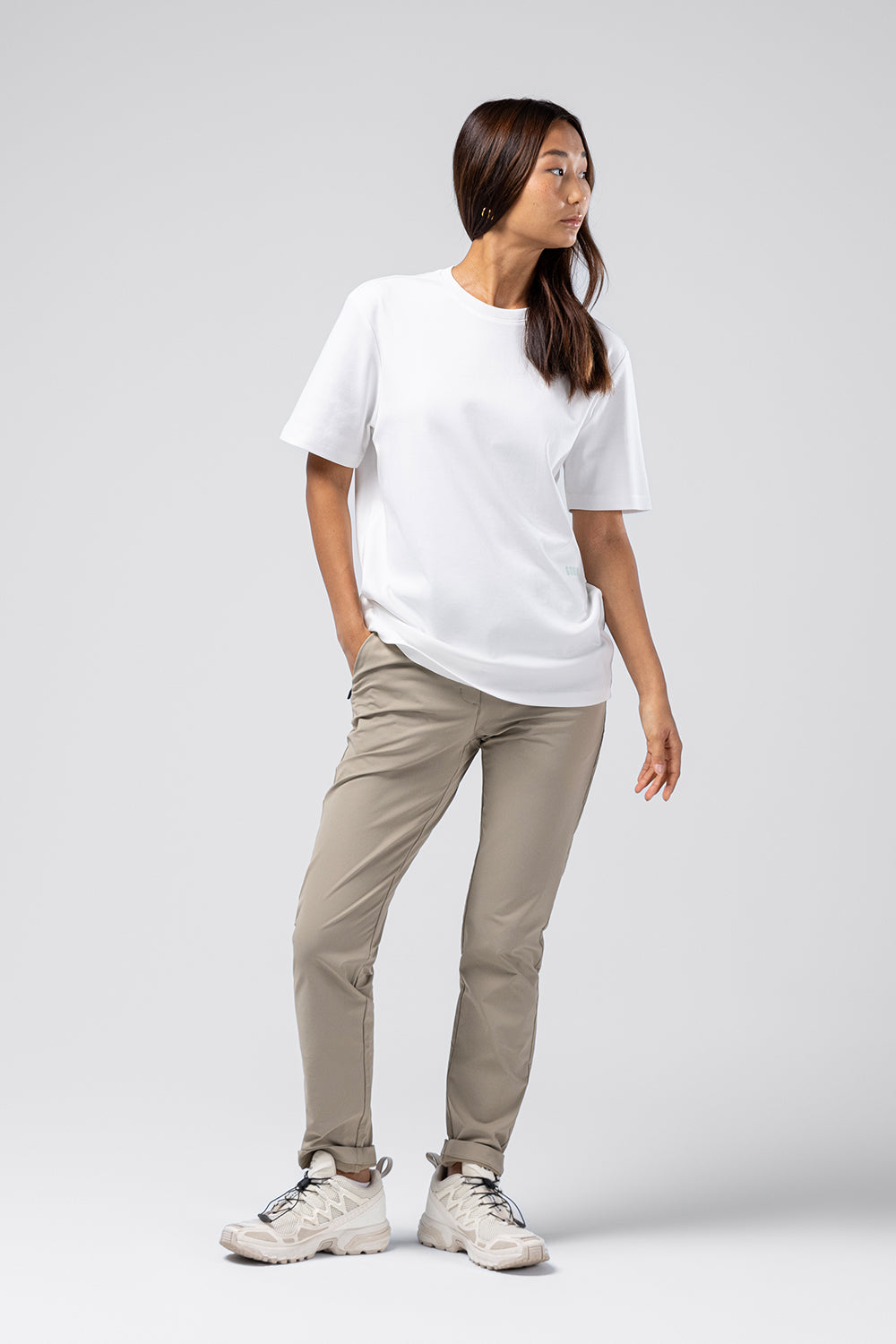 CAMISETA CASUAL OVER RIDE UNISEX WHITE