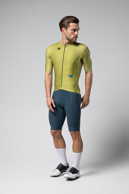 MAILLOT MANGA CORTA MAGNITUDE HOMBRE SPLIT GREEN