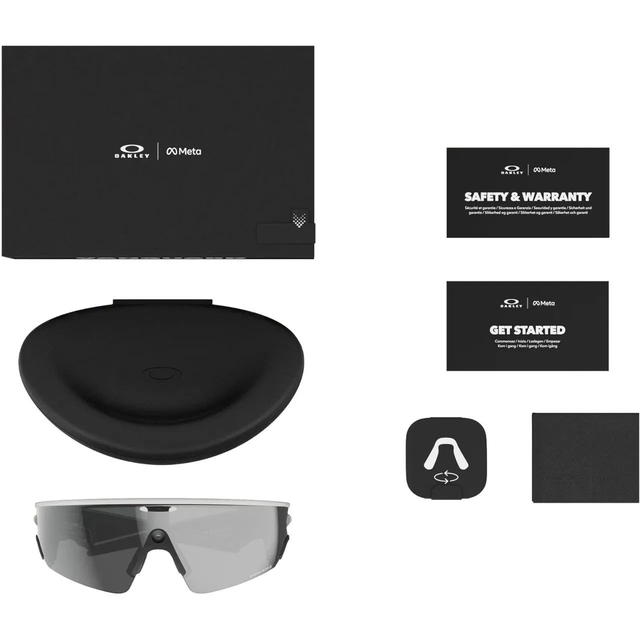 Oakley Meta Vanguard - Blanco (Prizm Negro)