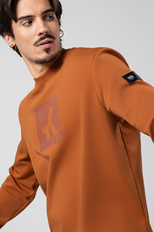 SUDADERA HOVER UNISEX RUST